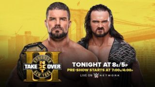 WWE NxT TakeOver Live Brooklyn III 8/19/17