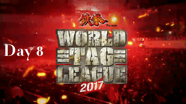 Watch Day 8 NJPW World Tag League 2017 Online Full Show Free