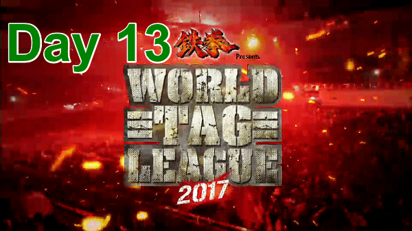 Watch Day 13 - NJPW World Tag League 2017 Online Full Show Free