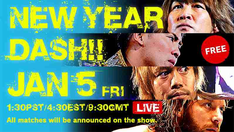 Watch NJPW New Year Dash Tokyo 1/5/18 Stream Online Full Show Free