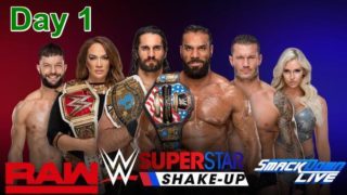 WWE Raw – WWE SuperStar Shake-Up – Day 1