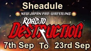 NJPW Destruction 2018 Schedule