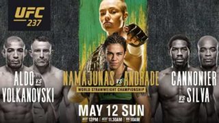 UFC 237 Namajunas Vs Andrade 5/11/19