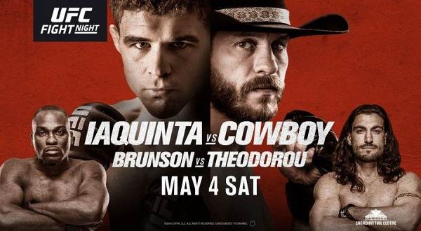 Watch UFC Fight Night 151 Iaquinta vs Cowboy 5/4/19 Online 4th May 2019 Full Show Free