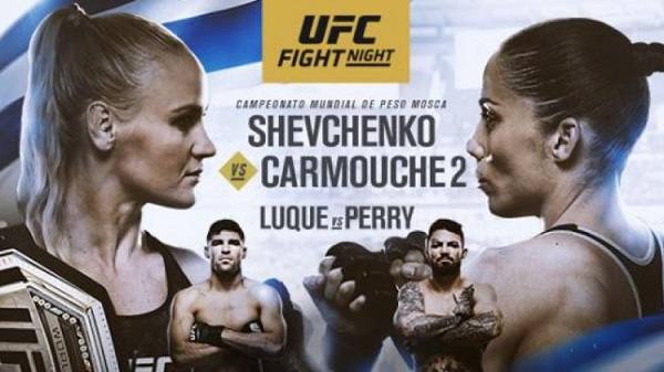 Watch UFC Fight Night Shevchenko vs Carmouche 8/10/19 Online 10th August 2019 Full Show Free