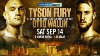 Boxing – Fury Vs Wallin 2019 9/14/19