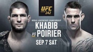 UFC 242 Khabib vs Poirier 9/7/19