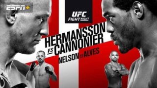 UFC Fight Night Hermansson Vs Cannonier 9/28/19