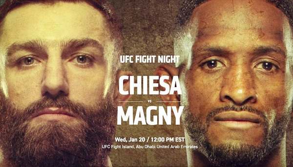 UFC Fight Night : Chiesa vs. Magny 1/20/21