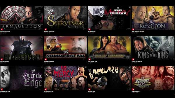 Watch WWE PPVs 1999 Online Full Year Shows Free Collection