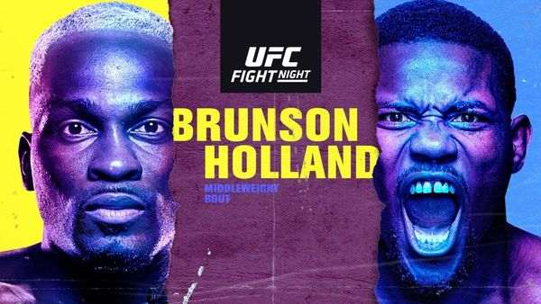 Watch UFC on ESPN: Brunson vs. Holland 3/20/21 March 20th 2021 Online Full Show Free