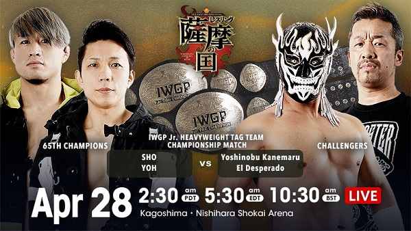 Watch NJPW Wrestling Satsuma no Kuni 2021 4/28/21 28th April 2021 Online Full Show Free