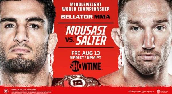 Bellator 264 Mousasi Vs Salter 8/13/21