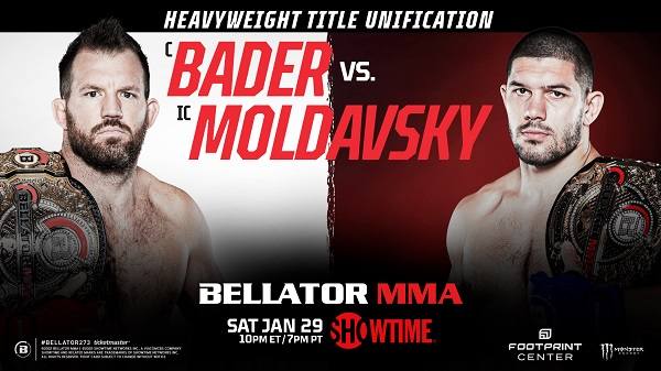 VoD – Bellator 273 Bader v Moldavsky 1/29/22