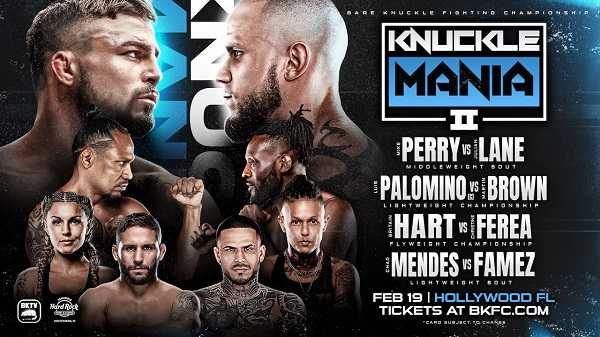 BKFC Knucklemania 2 Perry v Lane 2/19/22