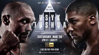 Usyk Vs Joshua 2 8/20/22