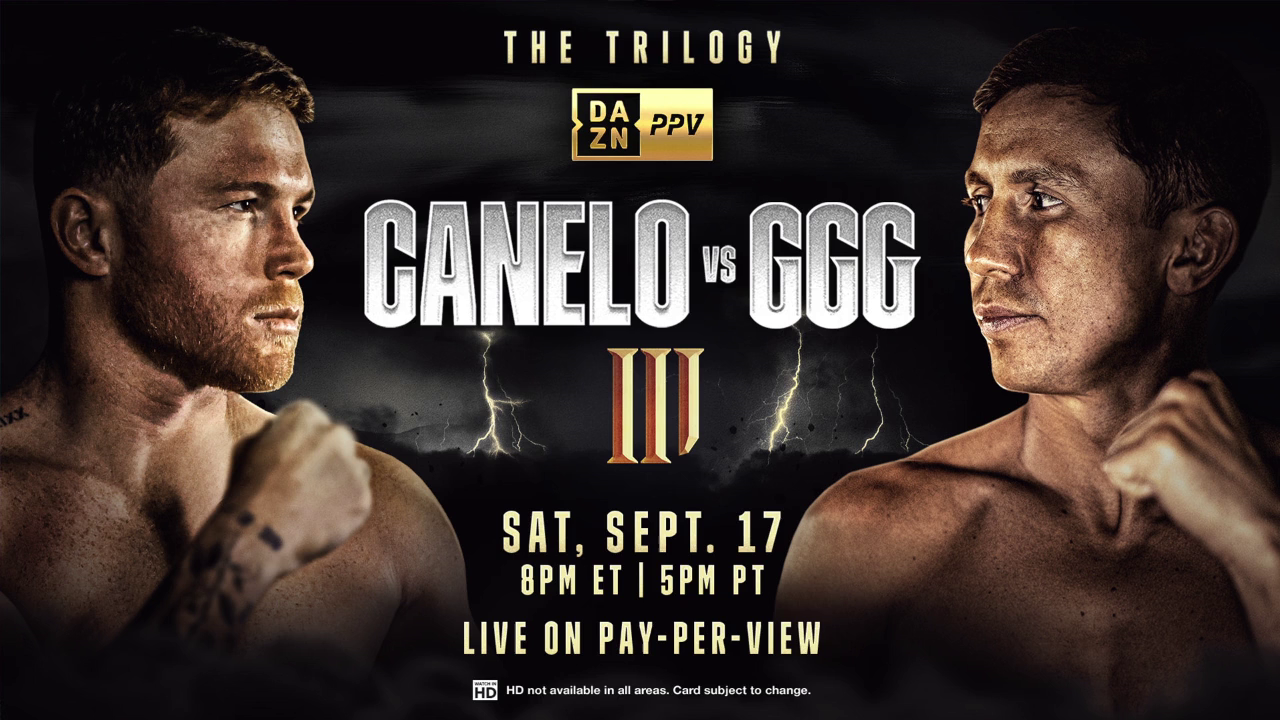 Watch Canelo Vs GGG III The Trilogy Dazn PPV 9/17/22 September 17th 2022 Online Full Show Free