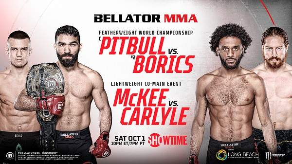 Watch Bellator 286: Pitbull vs. Borics 10/1/22 October 1st 2022 Online Full Show Free