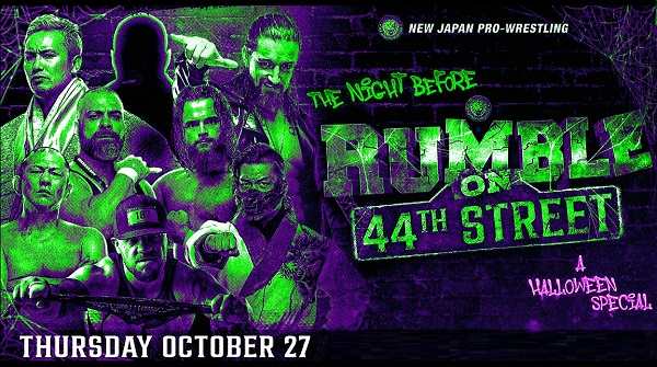 Watch NJPW The Night Before Rumble on 44th Street October 27th 2022 10/27/22 Online Full Show Free