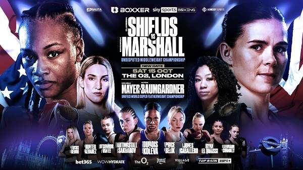 Watch Top Rank Boxing Shields vs Marshall 10/15/22 October 15th 2022 Online Full Show Free