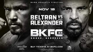 BKFC 33 Omaha: Joey Beltran vs Houston Alexander 11/18/22