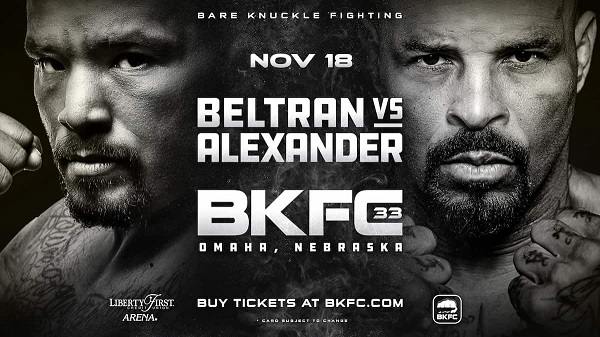 Watch BKFC 33 Omaha: Joey Beltran vs Houston Alexander 11/18/22 November 18th 2022 Online Full Show Free