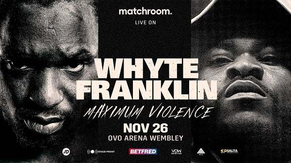 Watch Dazn Boxing Dillian Whyte vs. Jermaine Franklin 11/26/22 November 26th 2022 Online Full Show Free