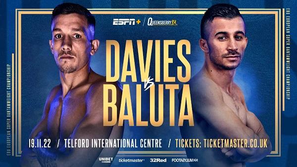 Watch Top Rank Boxing on ESPN+ : Davies vs. Baluta 11/19/22 November 19th 2022 Online Full Show Free