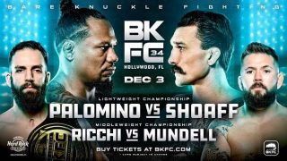 BKFC 34 Hollywood 12/3/22