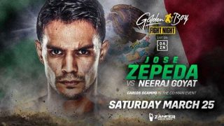 Zepeda Vs Goyat March 25th 2023