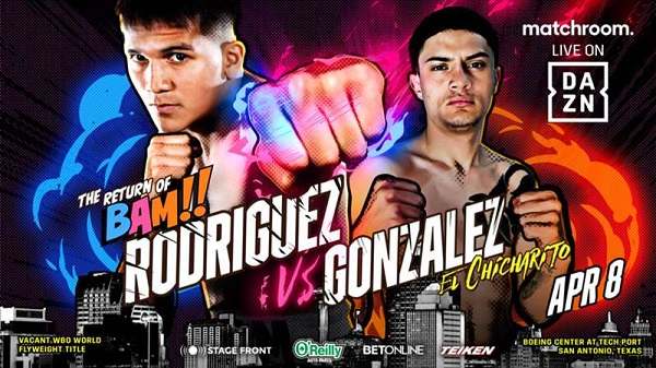 Watch Dazn Boxing BAM RODRIGUEZ VS Gonzalez 4/8/23 April 8th 2023 Online Full Show Free