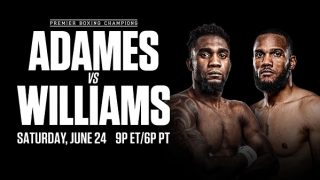 Adames Vs Williams 6/24/23