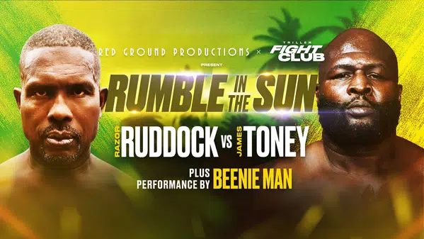 Watch Rumble in The Sun Razor Ruddock vs James Toney November 11th 2023 Online Full Show Free