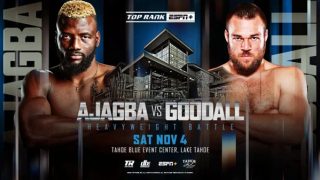 Ajagba vs Goodall November 4th 2023