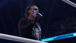 Sting Speech + Media Scrum AEW Revolution 2024