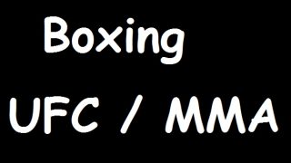 UFC Boxing September 14th 2024