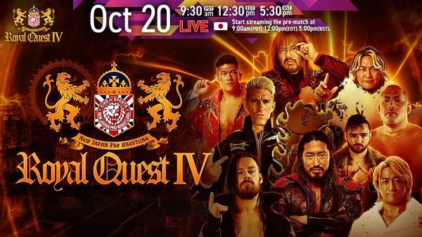 Watch NJPW Royal Quest IV 2024 2024 Live 20th October 2024 10/20/24 October 20th 2024 Online Full Show Free