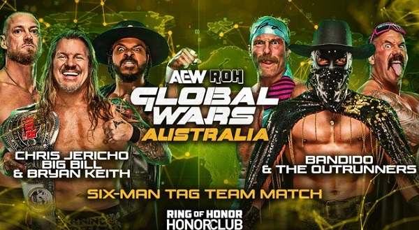 Watch AEW ROH Global Wars Australia 2025 2/17/25 Full Show Online