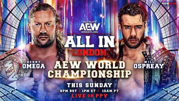 Watch AEW All In London 2026 PPV Live 8/30/26 August 30th 2026 Online Full Show Free
